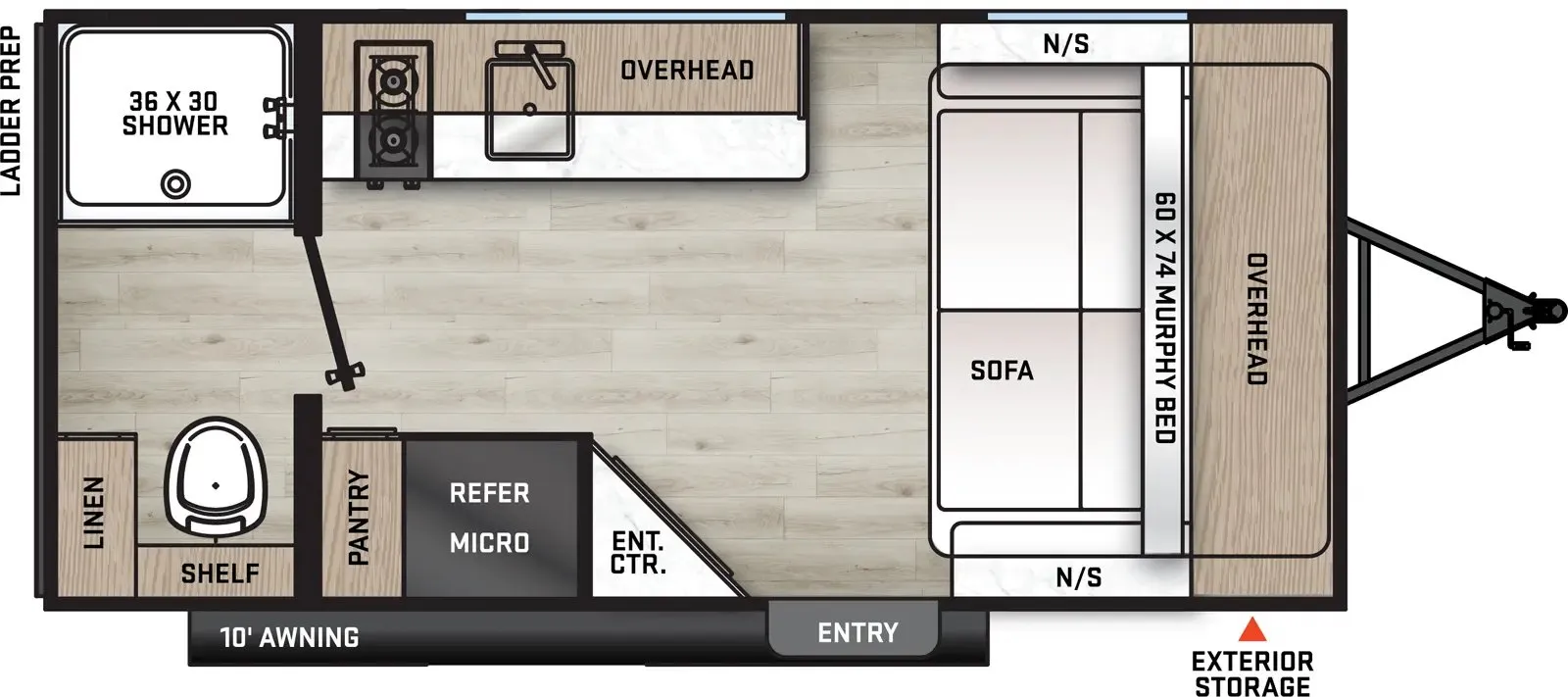 Coachmen Catalina Summit Series 7 164RBX - DSO floor plan