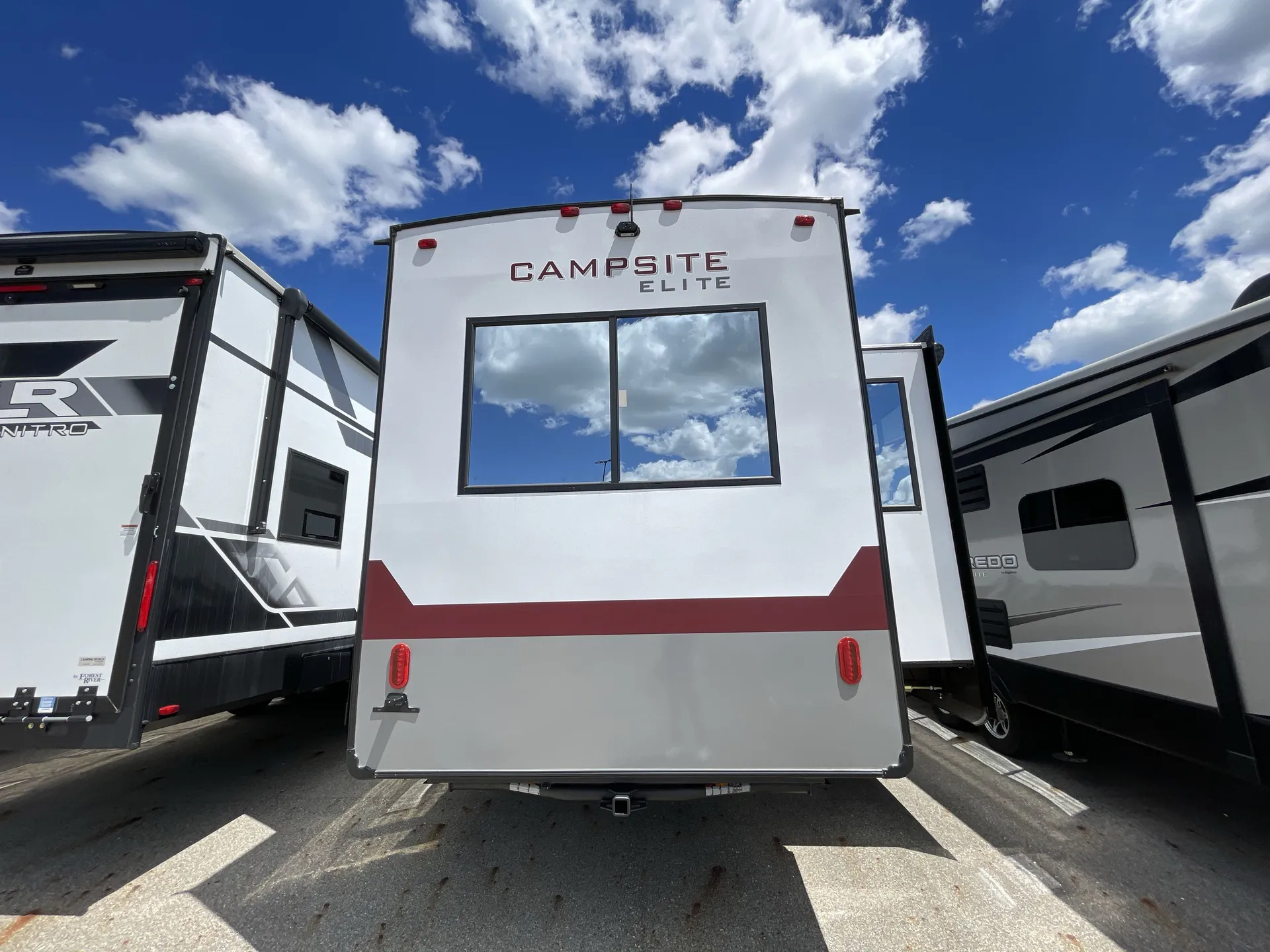 2027 Forest River Campsite Elite 36RF — backside