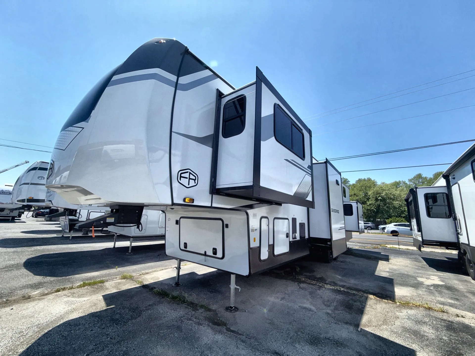 2026 Forest River Sandpiper 3990FL — campside