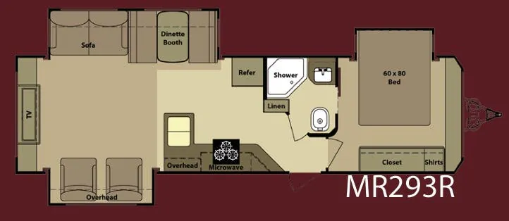 Highland Ridge Mesa Ridge MR293R floor plan