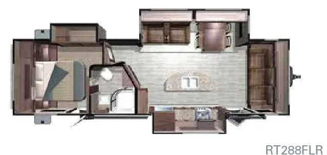 Highland Ridge Open Range Roamer RT288FLR floor plan
