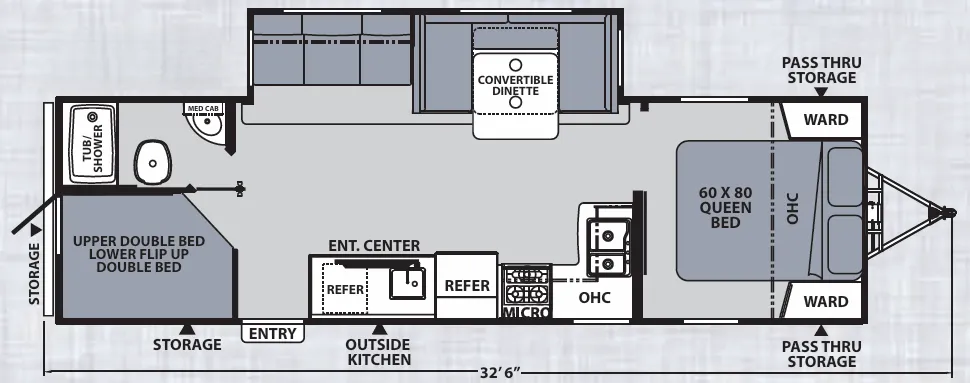Coachmen Apex Ultra-Lite 284BHSS floor plan