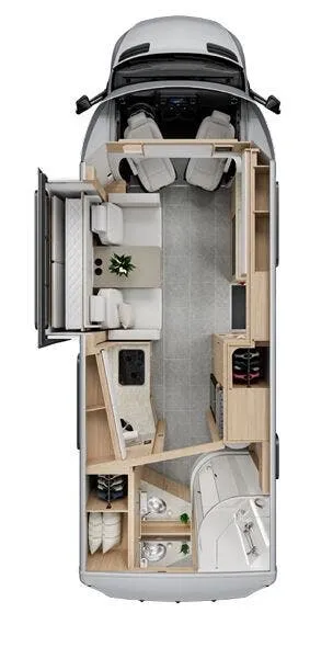 2025 Leisure Travel Unity U24MBL - Floor plan