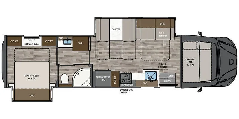 Renegade RV Valencia 36SB floor plan