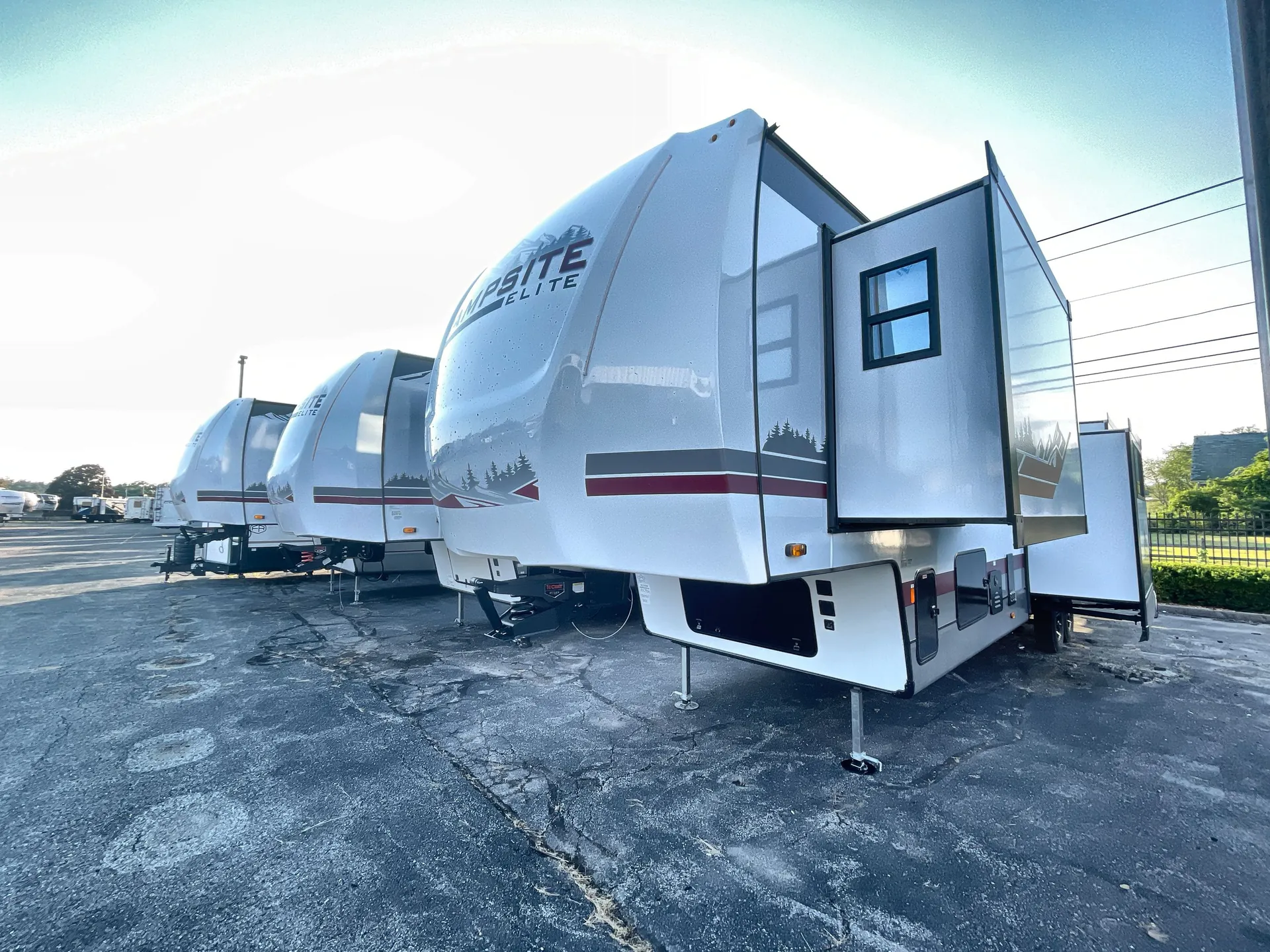 2027 Forest River Campsite Elite 36RF — backside