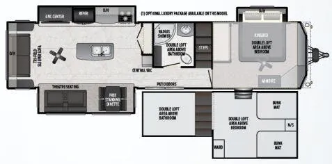 Keystone Retreat 39FLFT floor plan