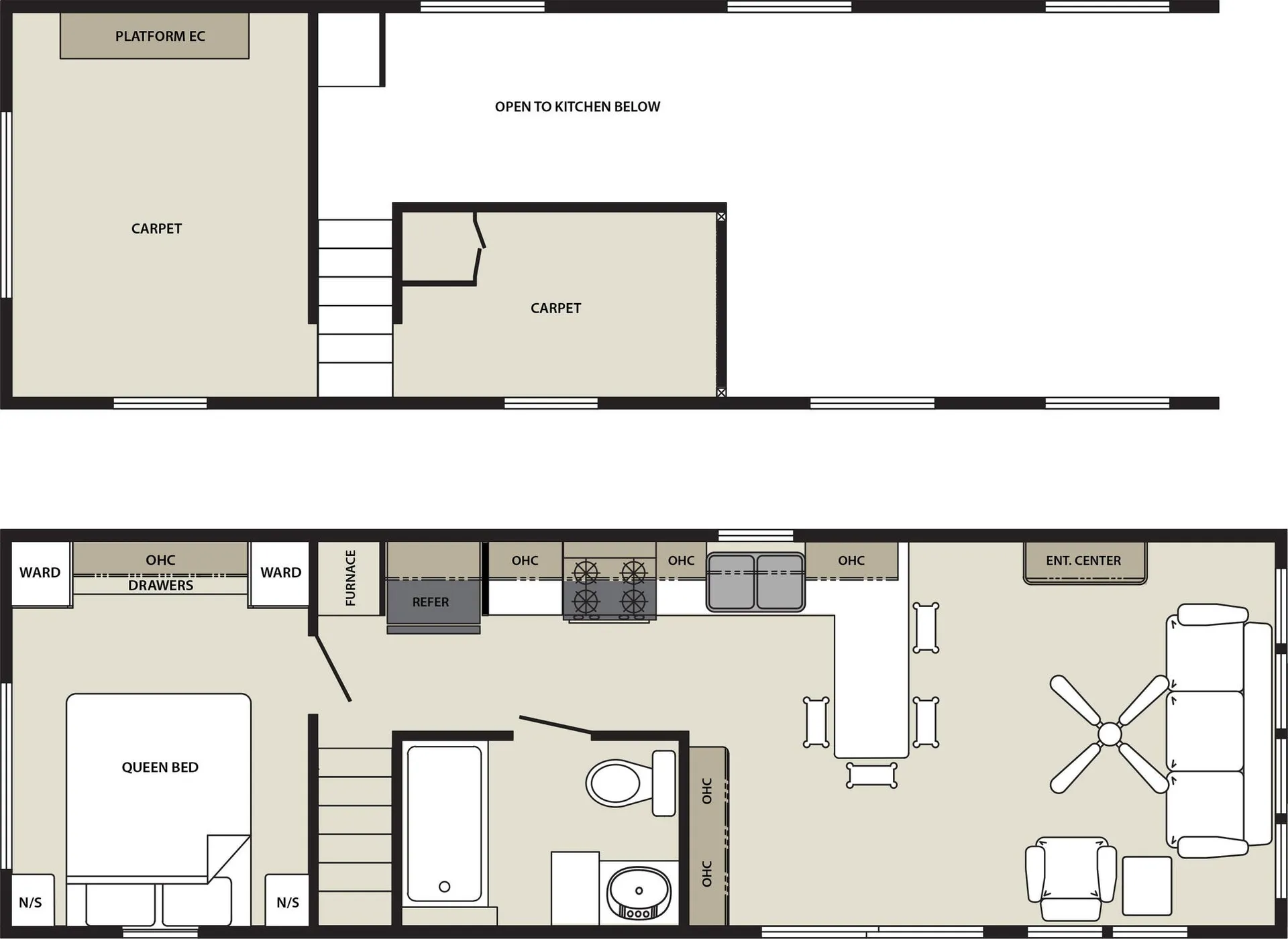 Forest River Quailridge 39FLSKL floor plan