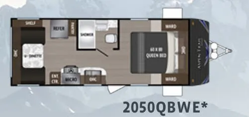 Dutchmen Aspen Trail 2050QBWE floor plan