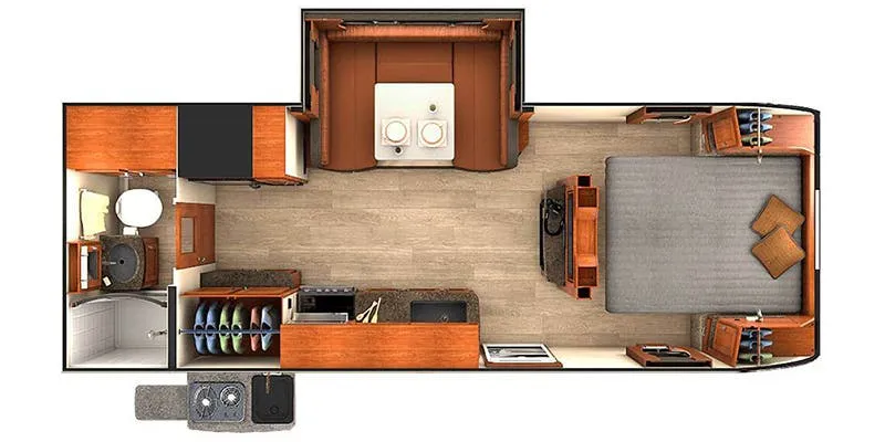 Lance TT 2295 floor plan