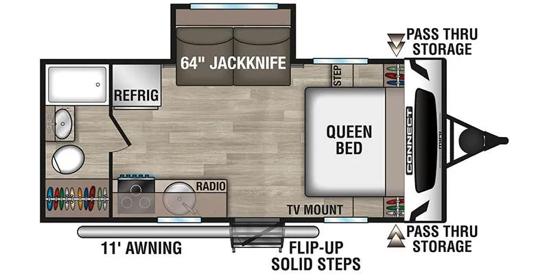 K-Z Connect Mini CM18RB floor plan