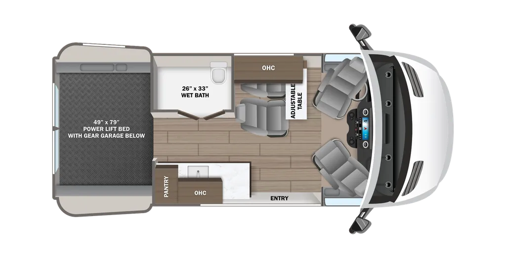 2024 Jayco Terrain 19Y floor plan