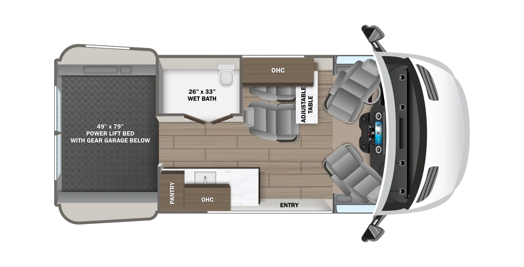 2024 Jayco Terrain 19Y - Floor plan
