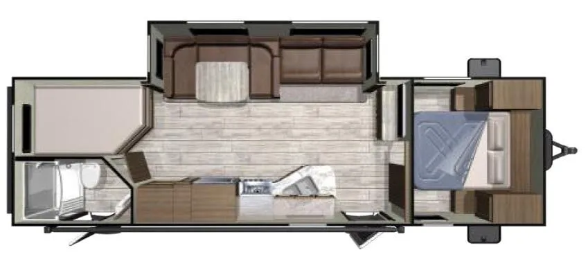Highland Ridge Open Range Conventional OT27BHS floor plan