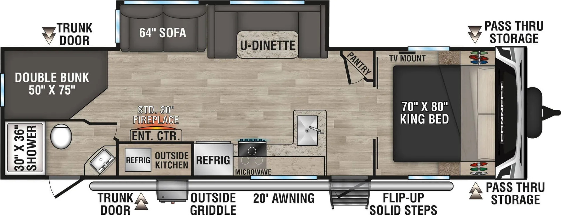 K-Z Connect C291BHK floor plan