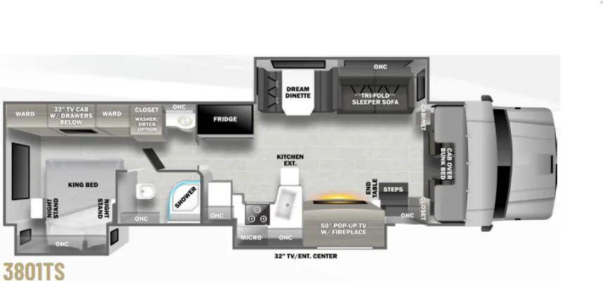 Dynamax Corp DynaQuest XL 3801TS floor plan