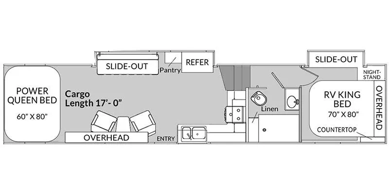 Genesis Supreme MGM DS 380DS floor plan