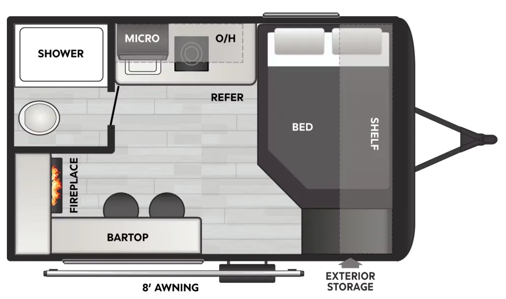 Keystone Coleman 13R floor plan