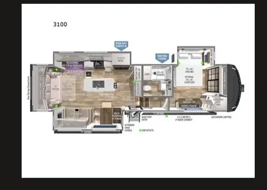 2024 Brinkley Model Z 3100 — floor plan