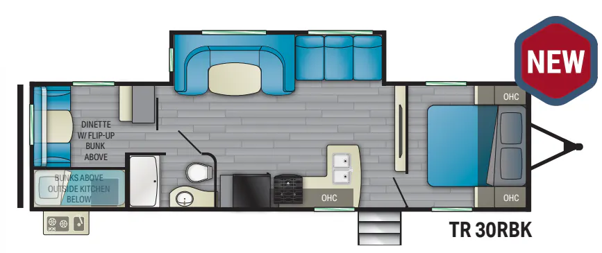 Heartland Trail Runner 30RBK floor plan