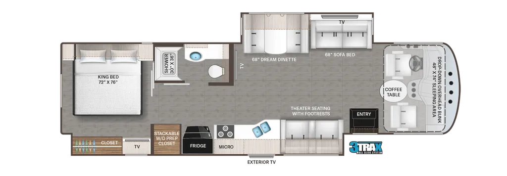 2024 Thor Motor Coach Indigo CC35 floor plan