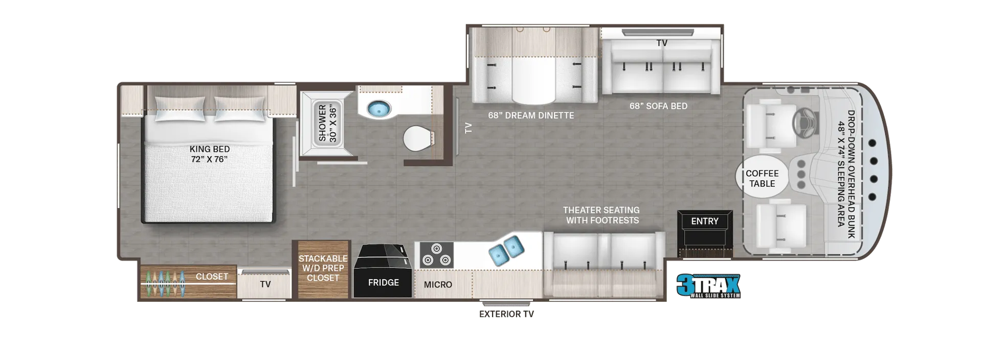 2024 Thor Motor Coach Indigo CC35 - Floor plan