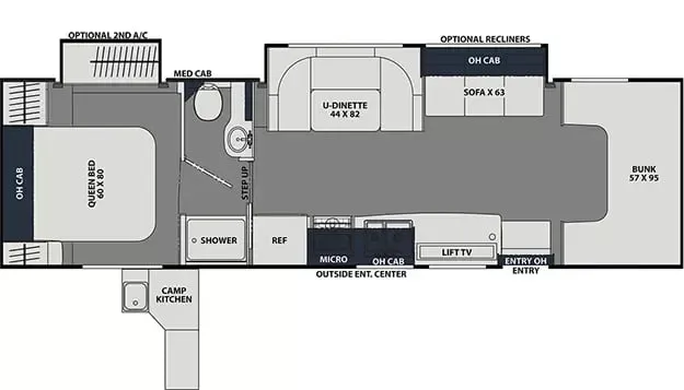 2026 Coachmen Leprechaun 319MB - Ford 450 - Floor plan