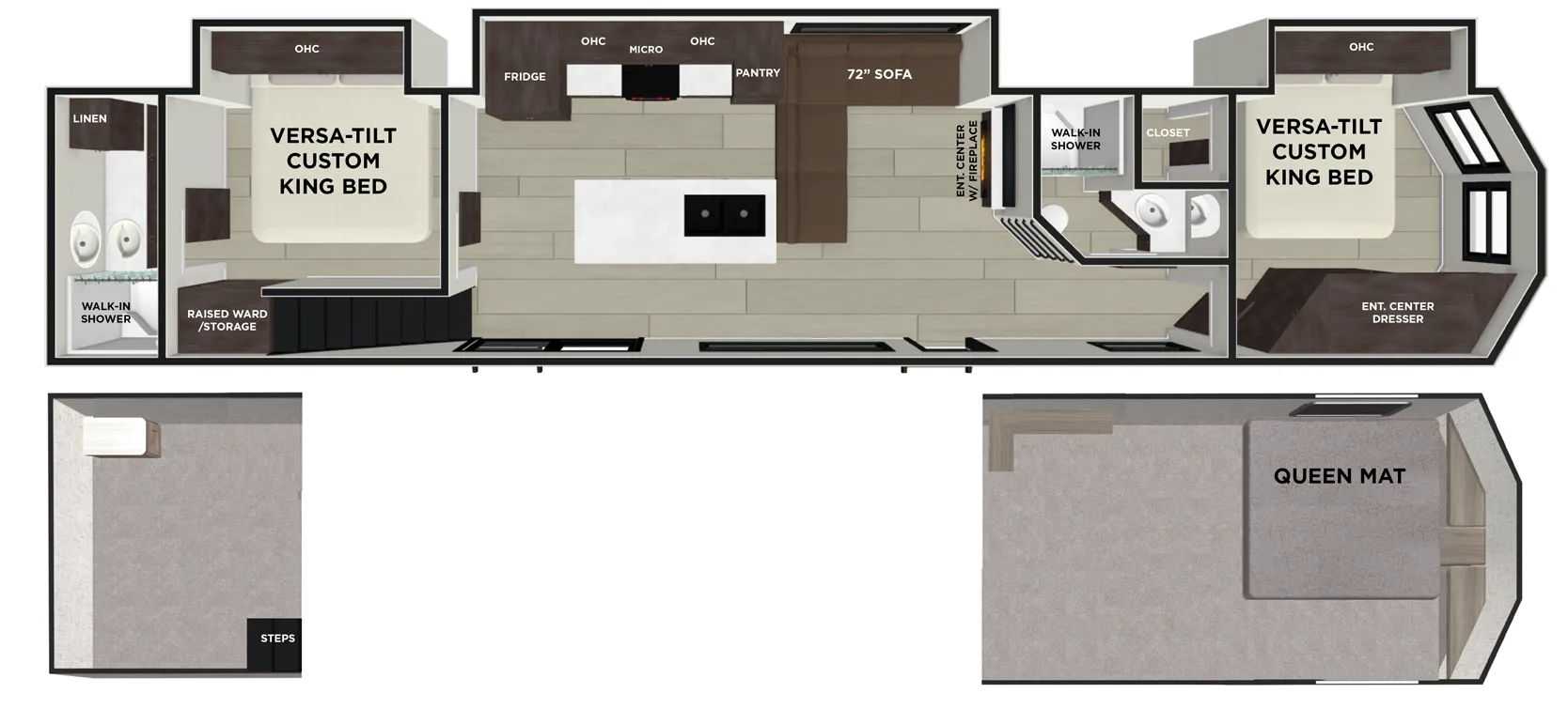 Forest River Wildwood Lodge 40ZZZ floor plan