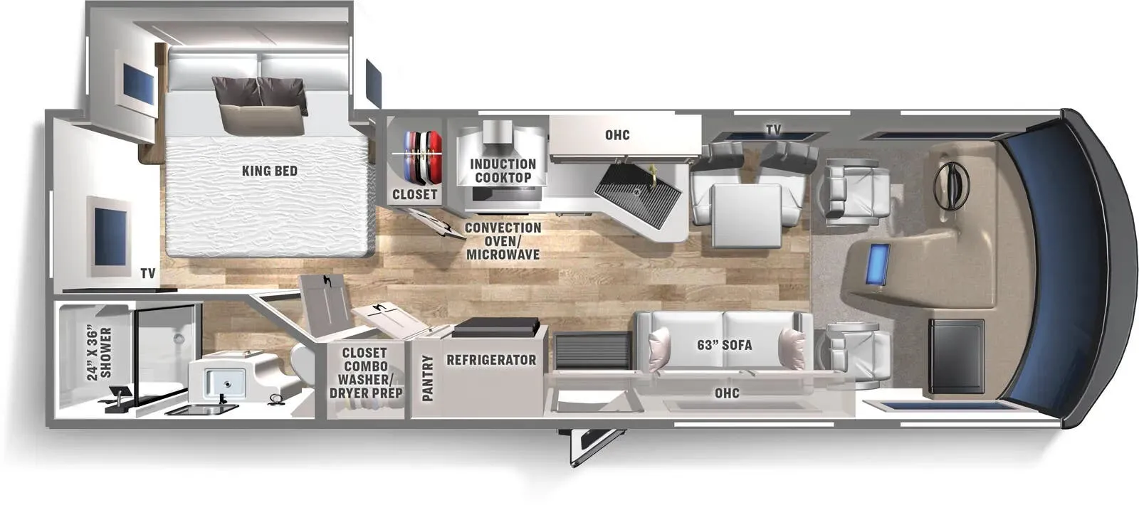 Coachmen Euro 25EU floor plan