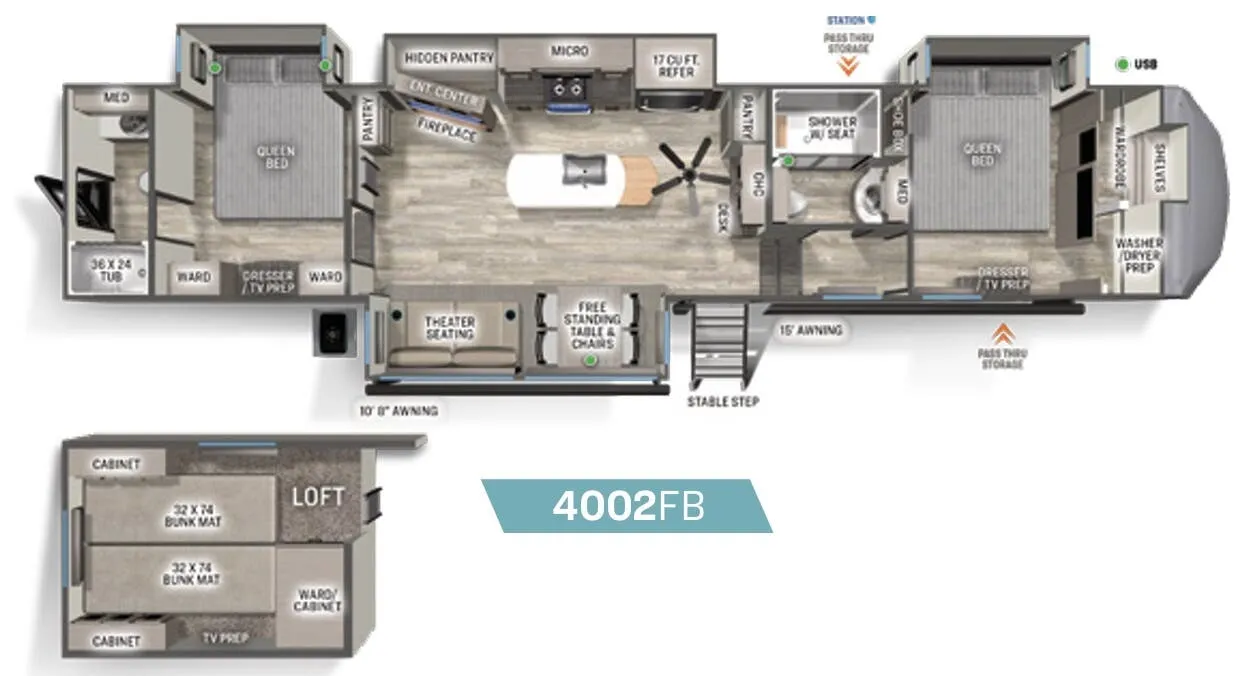 Forest River Sierra 4002FB exterior