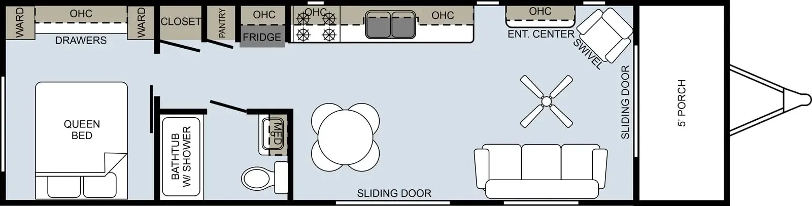 Forest River Quailridge Summit Canada 39FLP-C floor plan