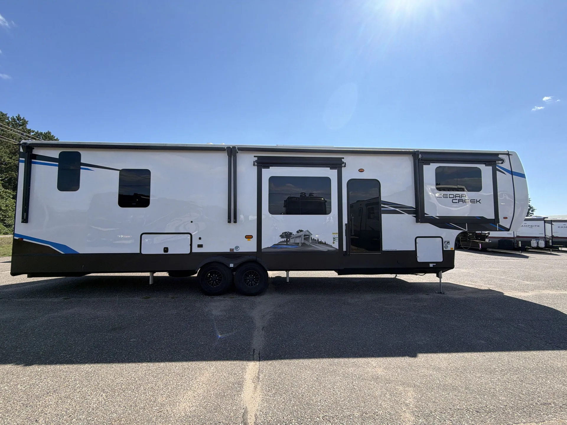 2025 Forest River Cedar Creek 370FL — campside