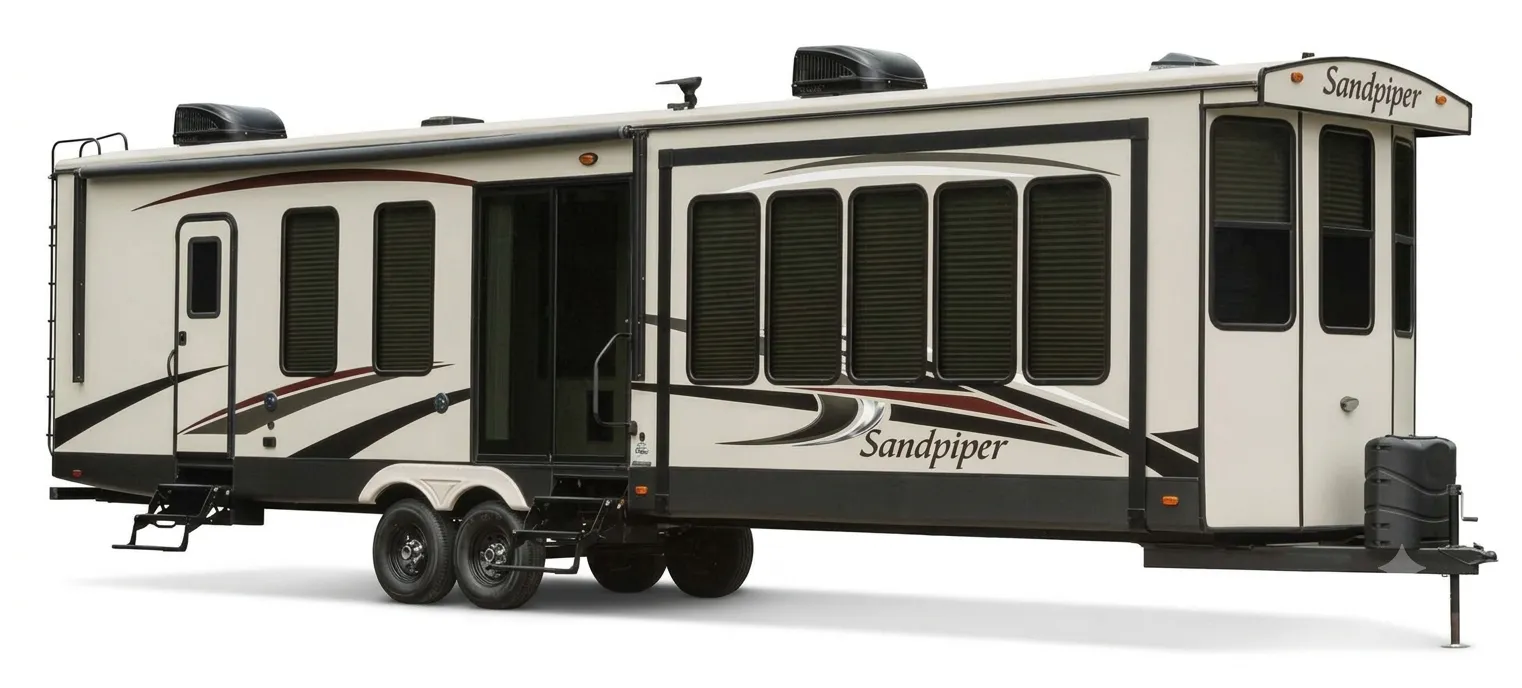 Forest River Sandpiper Destination 391SAB exterior