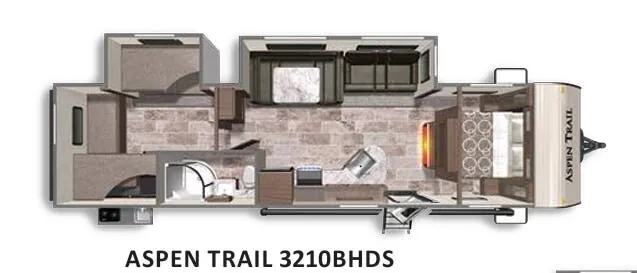 Dutchmen Aspen Trail 3210BHDS floor plan