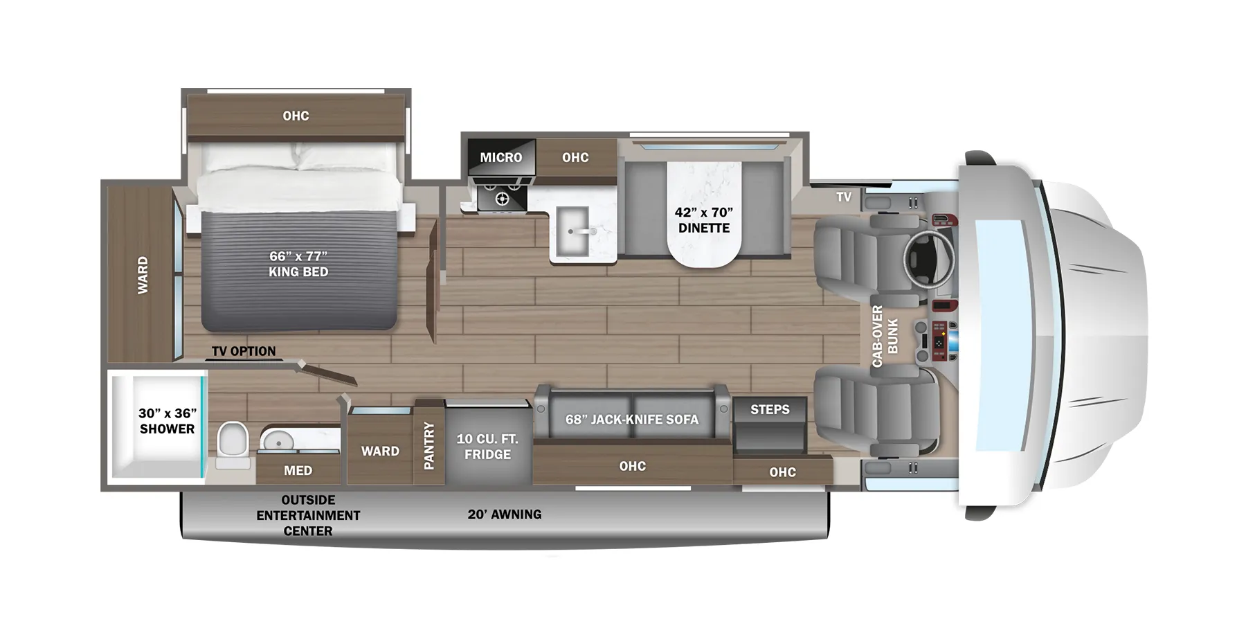 2024 Jayco Greyhawk XL 32U - Floor plan