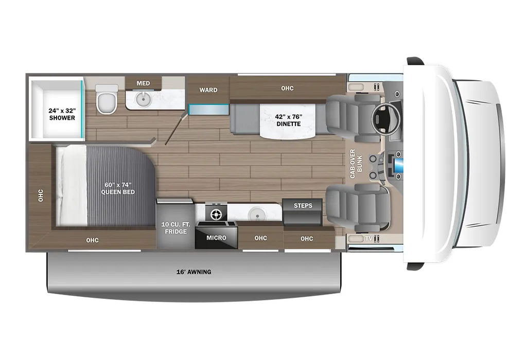 2027 Jayco Redhawk SE 22EF floor plan