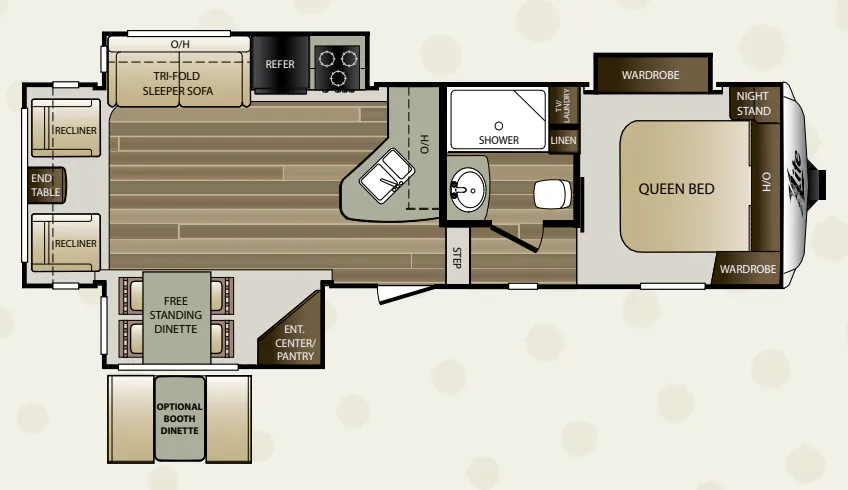 Keystone Cougar XLite 28SGS floor plan