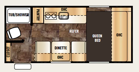 Forest River Cherokee Wolf Pup 16FB floor plan
