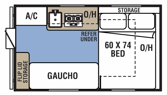 Coachmen Clipper Express 120 TD XL floor plan