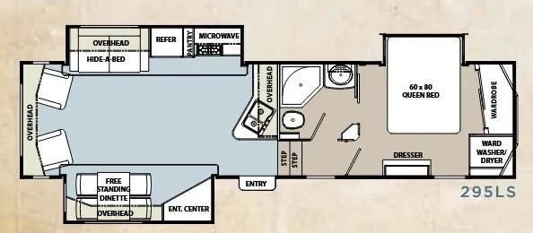 Coachmen Brookstone Ruby 295LS floor plan
