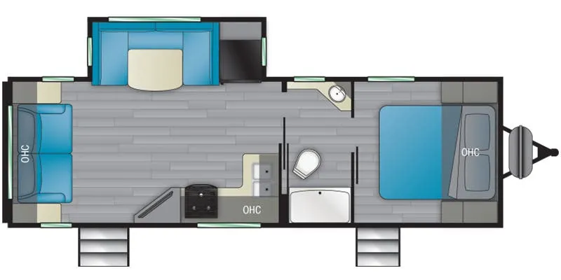 Heartland Trail Runner TR 255 RL floor plan