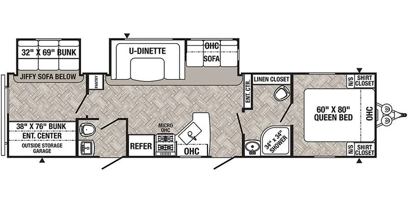 Palomino Puma 32BHDB floor plan