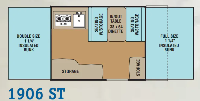 Forest River Viking Epic 1906 ST floor plan