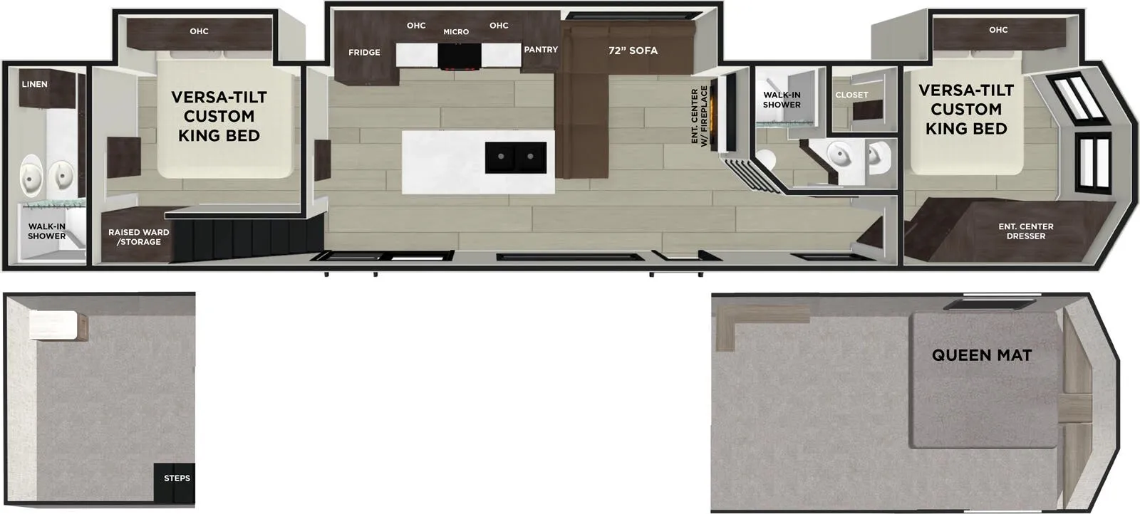 2026 Forest River Salem Villa Series 40ZZZ - Floor plan
