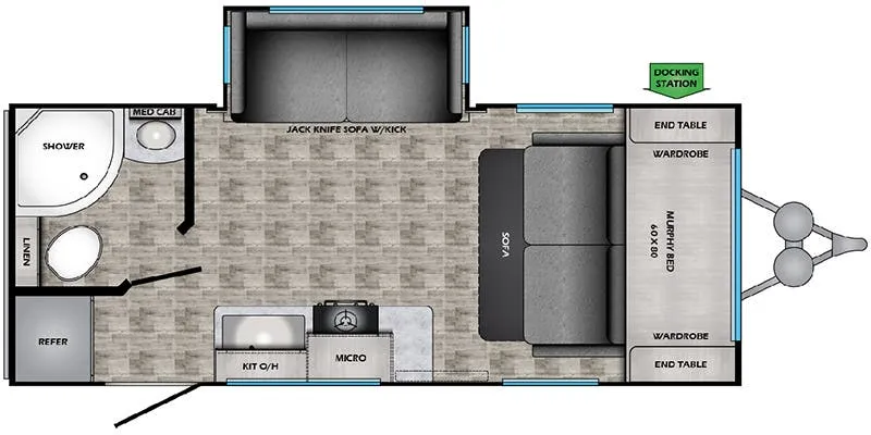CrossRoads Sunset Trail Super Lite SS20SS floor plan