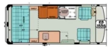 Sportsmobile Express 153S floor plan