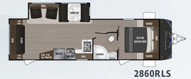 Dutchmen Aspen Trail 2860RLS floor plan