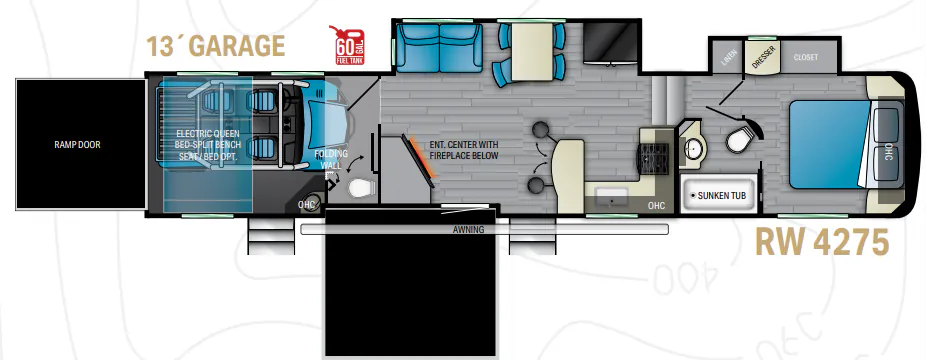 Heartland Road Warrior 4275 floor plan