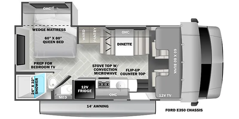 Forest River Forester 2251SLE floor plan