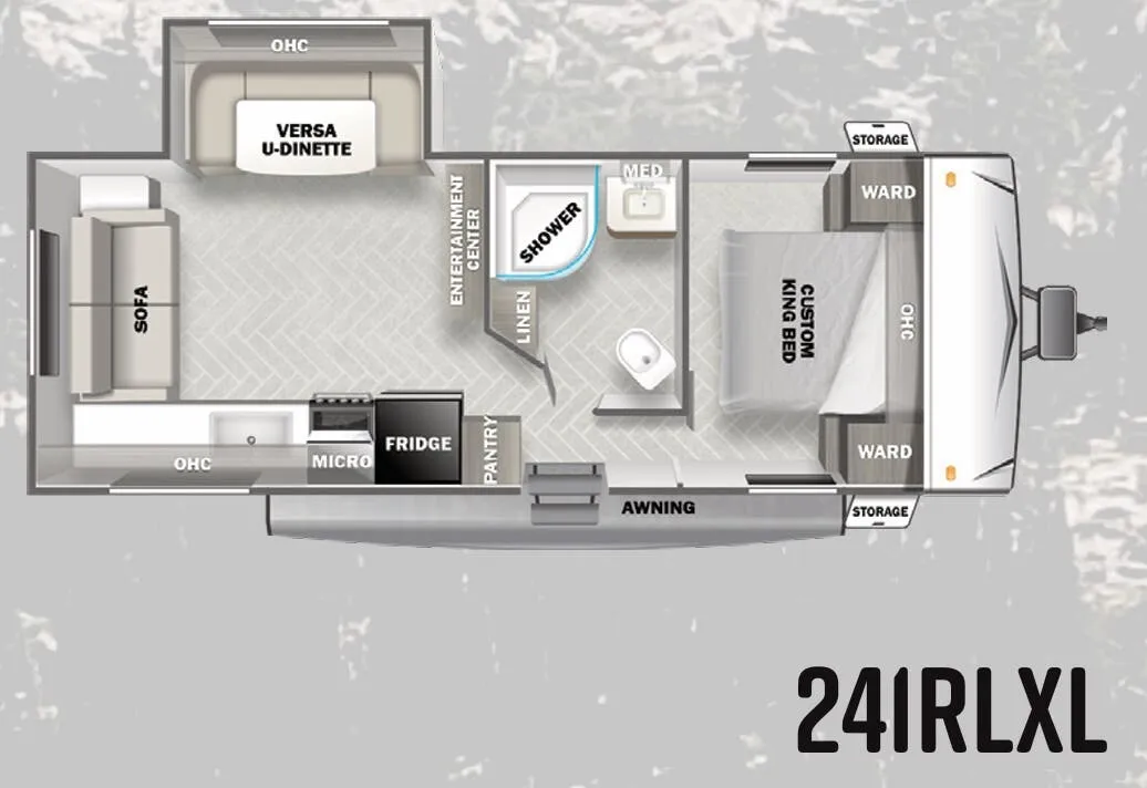 Forest River Salem 241RLXL floor plan
