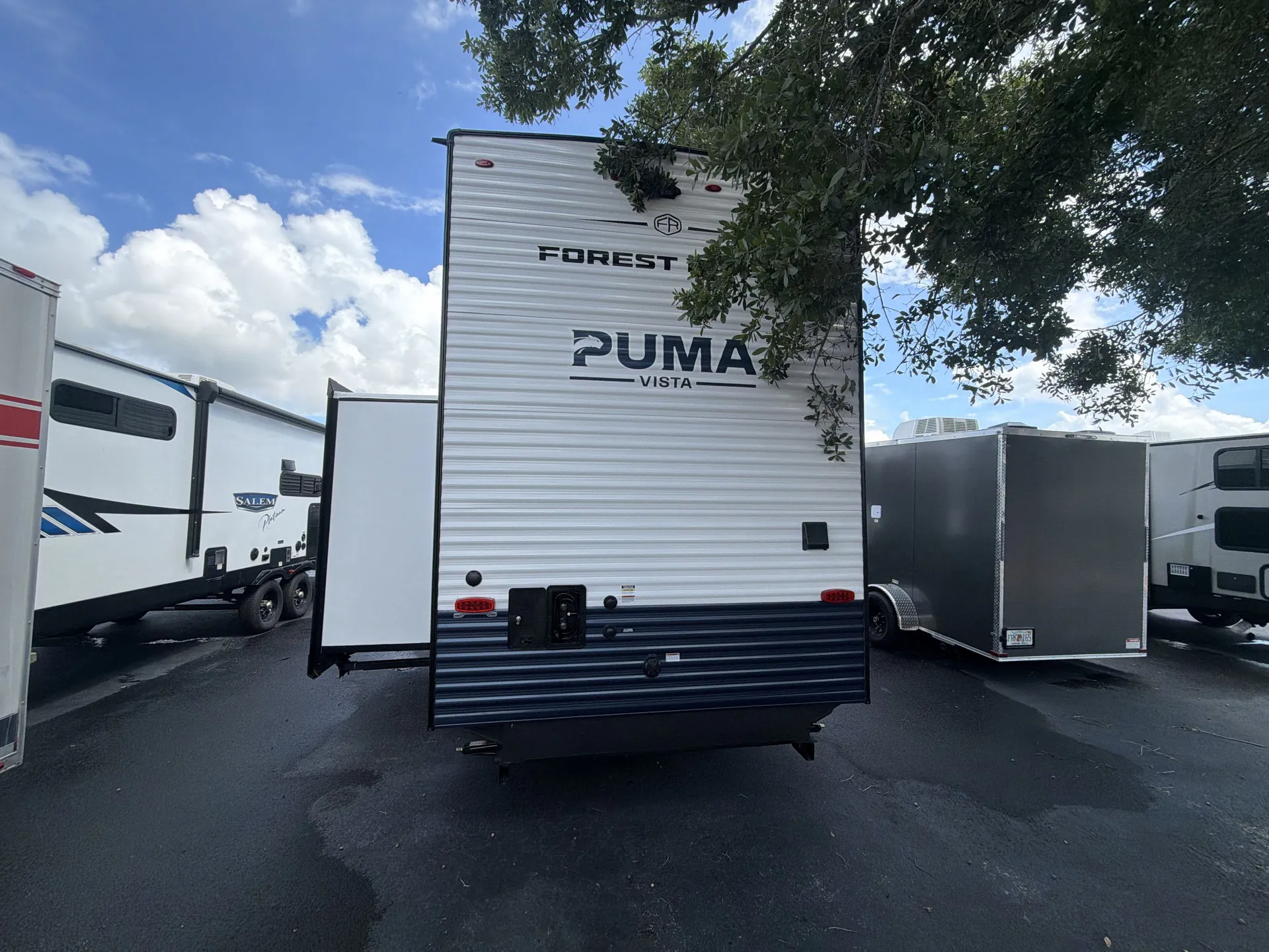 2027 Forest River Puma Vista 402LFT — backside
